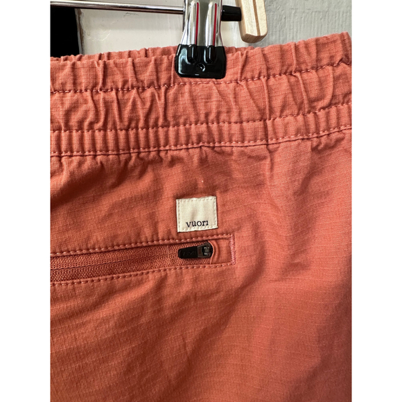 Vuori Vintage Ripstop Organic Cotton Cutoff Shorts Cinnamon Medium EUC‎ - Picture 4 of 4